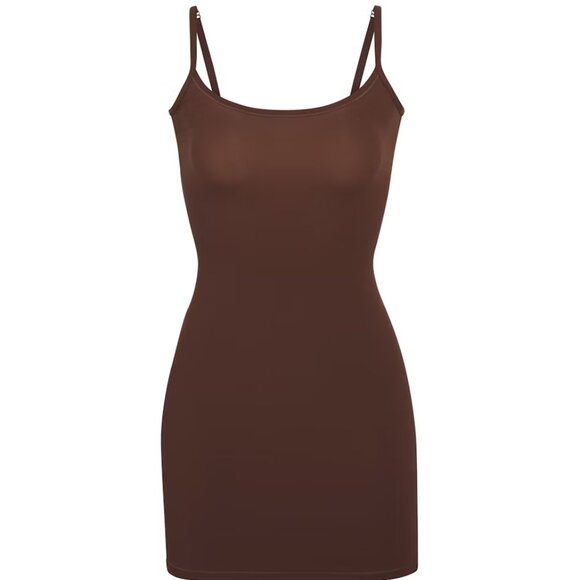 SKIMS Dresses & Skirts - SKIMS NWT Fits Everybody Slip Dress in Cocoa Brown Size Small